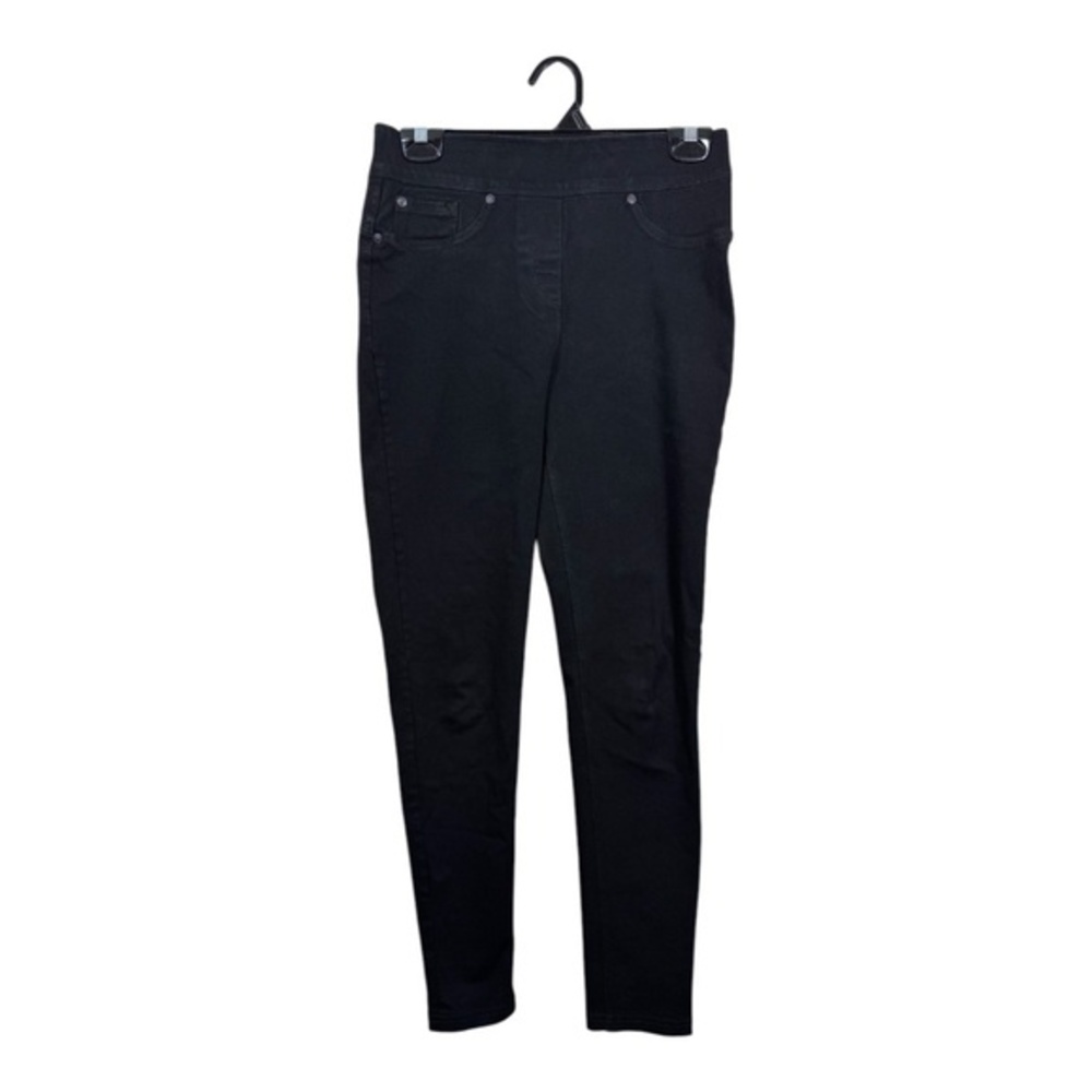 Luxe Denim Womens Jeggings Size Small Black 4 Way Stretch Classic Preppy Office